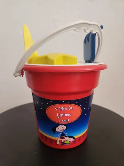 Balde de Praia Personalizado Show da Luna