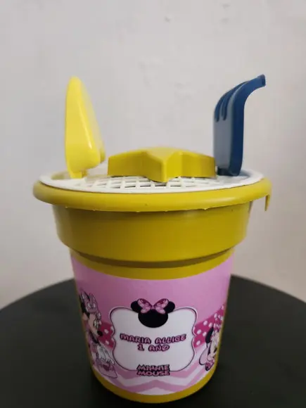 Balde de Praia Personalizado Minnie