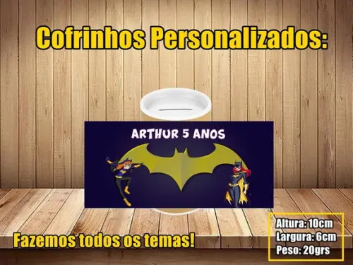 Cofrinho Personalizado Batgirl