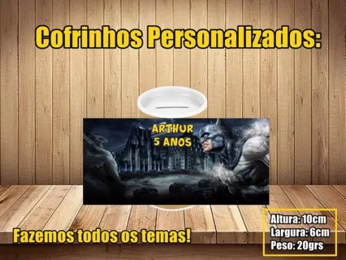 Cofrinho Personalizado Batman
