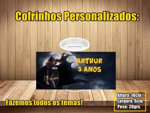 Cofrinho Personalizado Batgirl