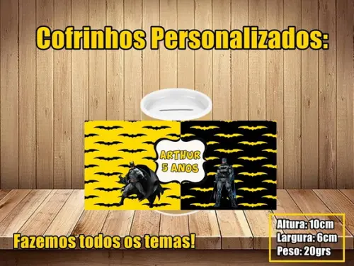 Cofrinho Personalizado Batman