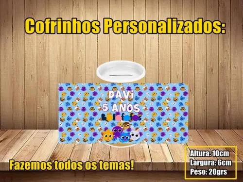 Cofrinho Personalizado Bolofofos