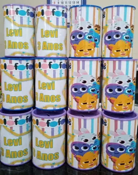 Cofrinho Personalizado Bolofofos