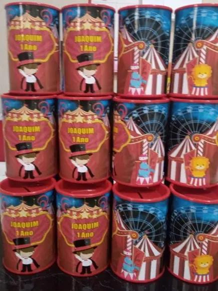 Cofrinho Personalizado Circo