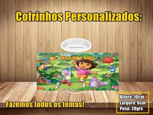 Cofrinho Personalizado Dora Aventureira