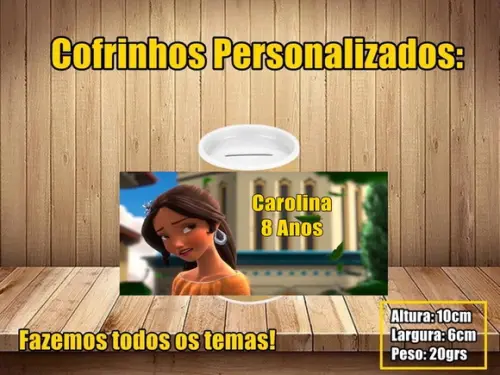 Cofrinho Personalizado Elena de Avalor