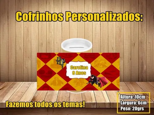 Cofrinho Personalizado Harry Potter