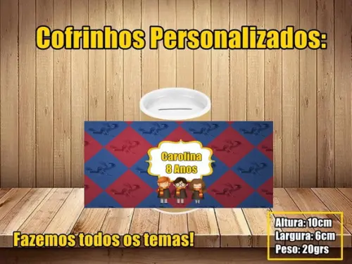 Cofrinho Personalizado Harry Potter