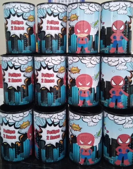 Cofrinho Personalizado Homem Aranha