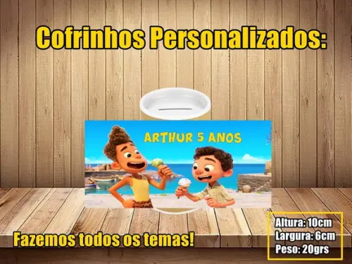 Cofrinho Personalizado Luca