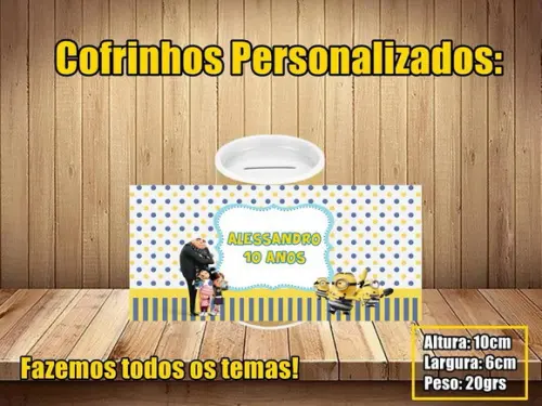 Cofrinho Personalizado Meu Malvado Favorito