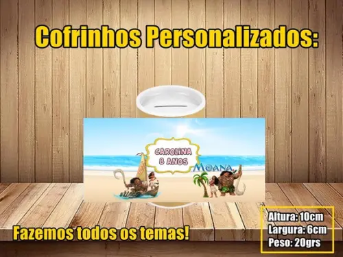 Cofrinho Personalizado Moana