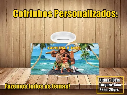 Cofrinho Personalizado Moana