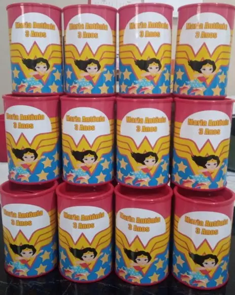 Cofrinho Personalizado Mulher Maravilha