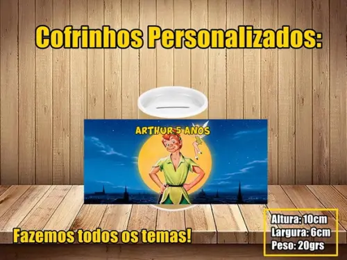 Cofrinho Personalizado Peter Pan