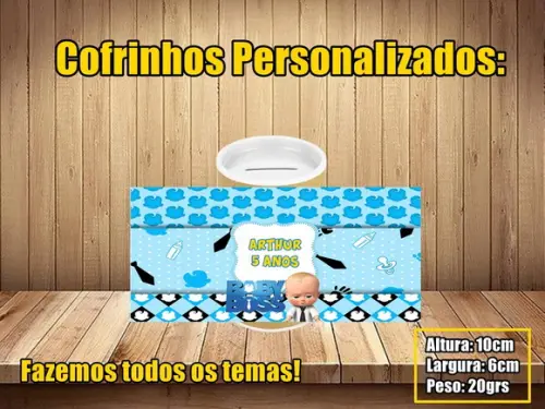 Cofrinho Personalizado Poderoso Chefinho
