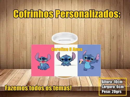 Cofrinho Personalizado Stitch