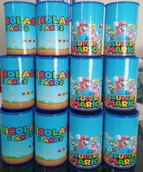 Cofrinho Personalizado Super Mário