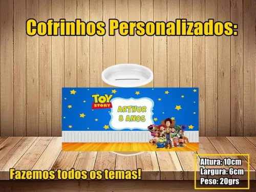 Cofrinho Personalizado Toy Story