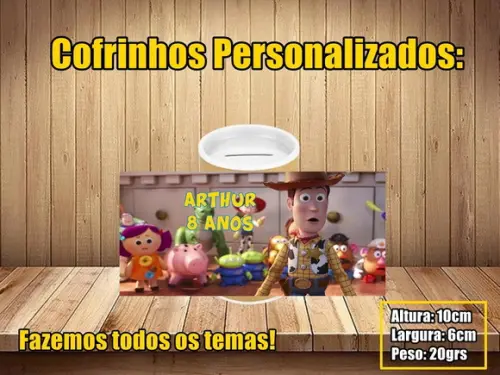 Cofrinho Personalizado Toy Story