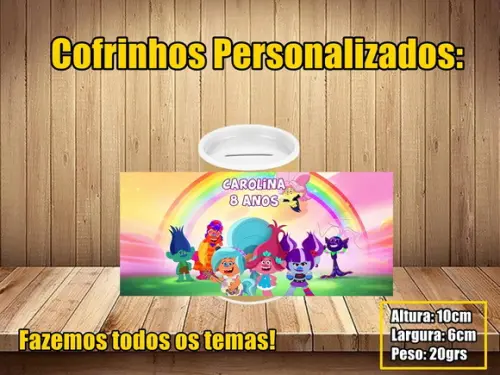 Cofrinho Personalizado Trolls