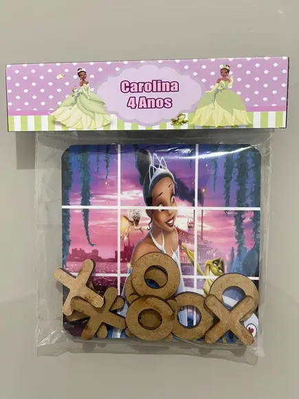 Jogo da Velha Personalizado a Princesa e o Sapo