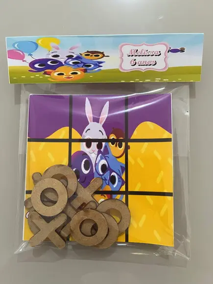 Jogo da Velha Personalizado Bolofofos