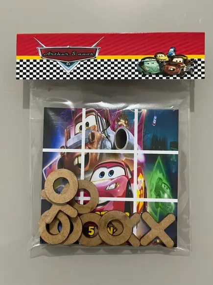 Jogo da Velha Personalizado Carros
