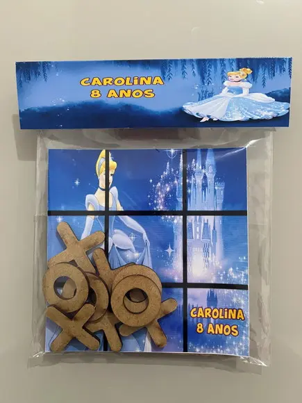 Jogo da Velha Personalizado Cinderela