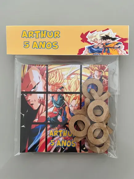 Jogo da Velha Personalizado Dragon Ball Z