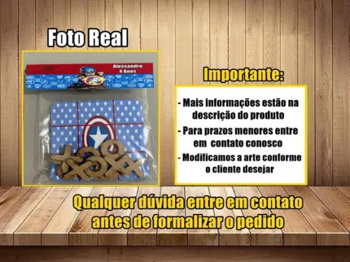 Jogo da Velha Personalizado Fera do Mar