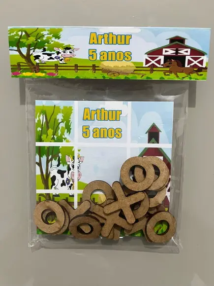 Jogo da Velha Personalizado Fazendinha