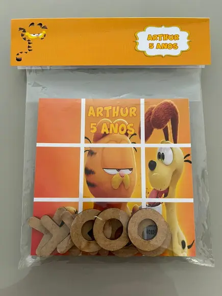 Jogo da Velha Personalizado Garfield
