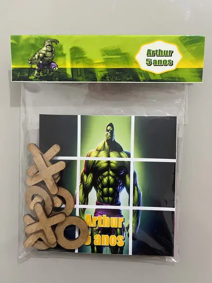 Jogo da Velha Personalizado Hulk