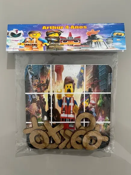 Jogo da Velha Personalizado Lego