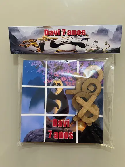 Jogo da Velha Personalizado Kung Fu Panda