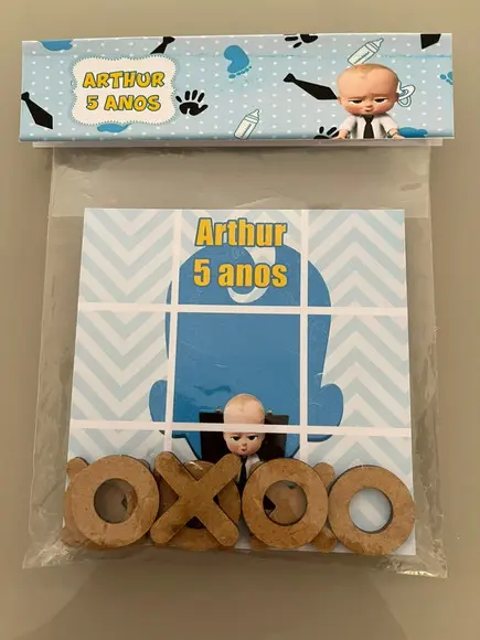 Jogo da Velha Personalizado Poderoso Chefinho