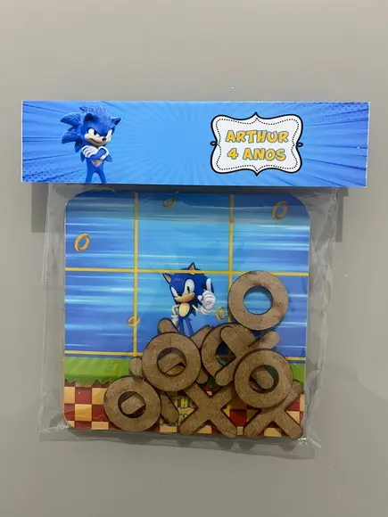 Jogo da Velha Personalizado Sonic
