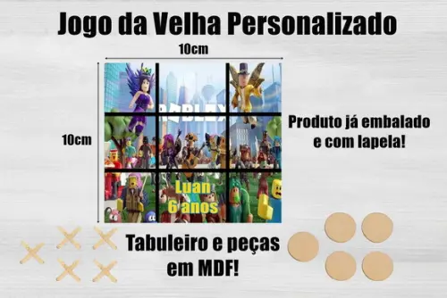 Jogo da Velha Personalizado Roblox
