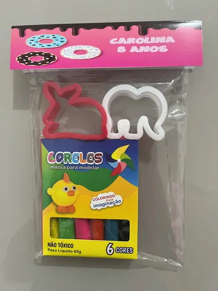 Kit Massinha Personalizada Confeitaria