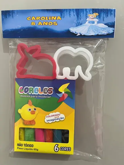 Kit Massinha Personalizada Cinderela