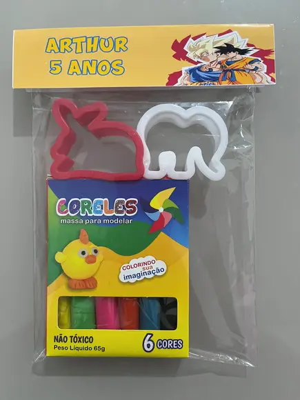 Kit Massinha Personalizada Dragon Ball Z