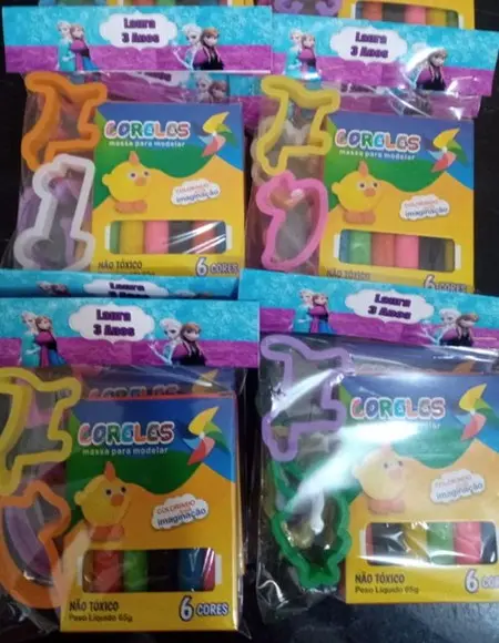 Kit Massinha Personalizada Frozen