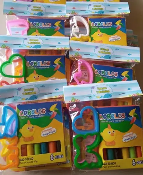 Kit Massinha Personalizada Fundo do Mar