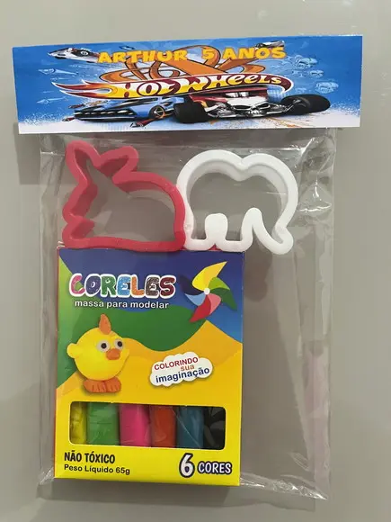 Kit Massinha Personalizada Hot Wheels