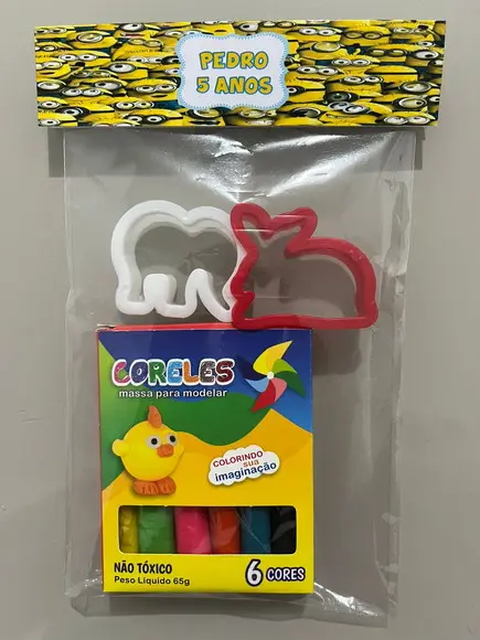 Kit Massinha Personalizada Minions