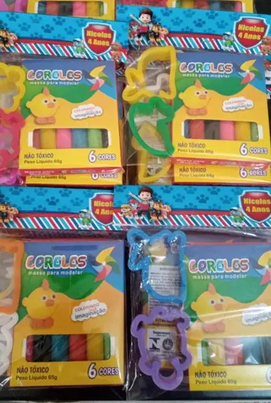 Kit Massinha Personalizada Patrulha Canina