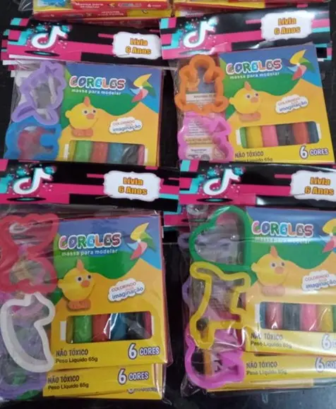 Kit Massinha Personalizada Tik Tok