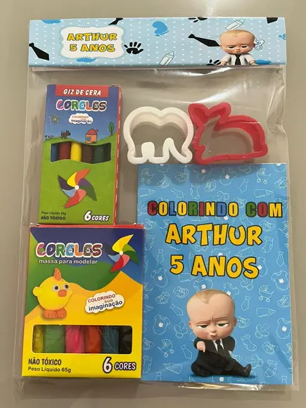 Kit para Colorir + Kit Massinha Poderoso Chefinho